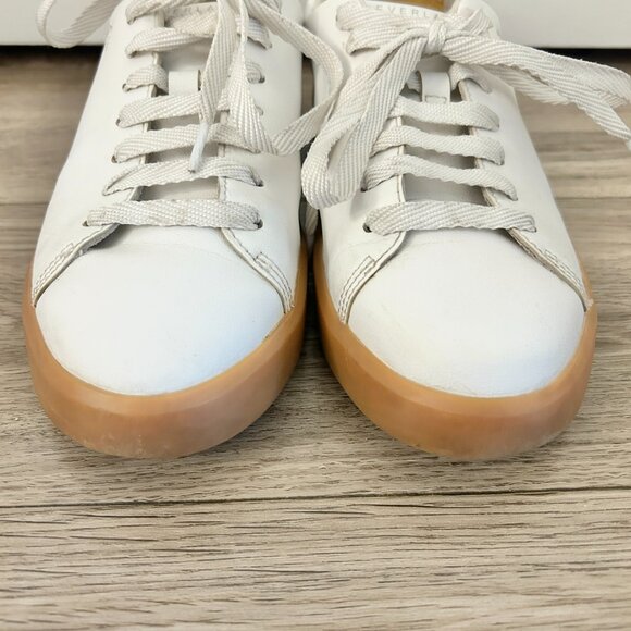 Everlane Releather Tennis Shoes in White Size 6 - Picture 6 of 13
